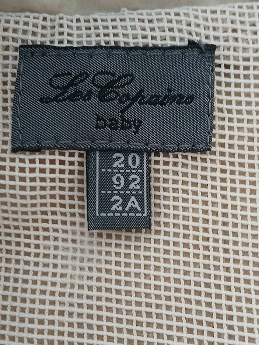 Les Copains Baby - Tan Cotton Jacket size 2
